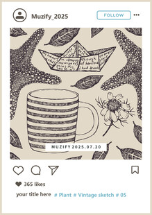 四方连续 海星 花卉图案