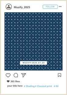 四方连续 复古印花图案