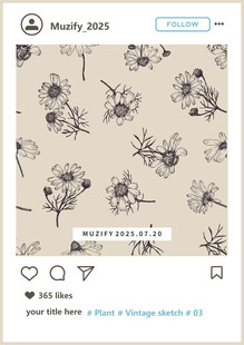 四方连续 小雏菊图案