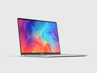 时尚轻薄笔记本电脑展示样机