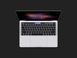 时尚轻薄笔记本电脑展示样机