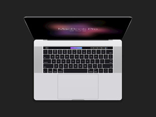 时尚轻薄笔记本电脑展示样机