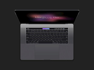 时尚轻薄笔记本电脑展示样机