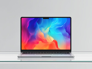 时尚多彩笔记本电脑展示样机