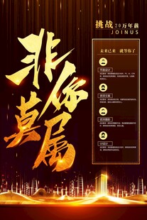 非你莫属招聘海报