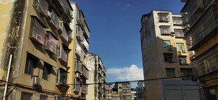 老旧居民楼外观景象