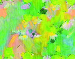 多彩抽象花卉图案