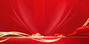 红色背景
