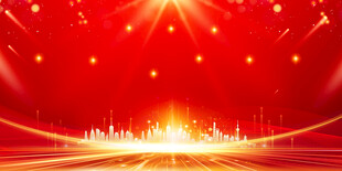 红色背景