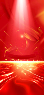 红色背景