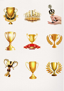 精美奖杯展示