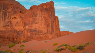 峡谷独特岩石景观