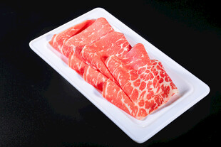 新鲜雪花牛肉片