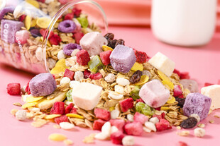 缤纷多彩的美味谷物零食