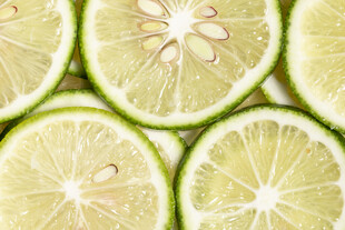 青柠切片特写