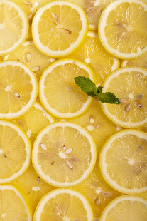 柠檬切片图