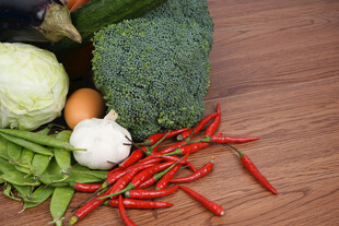 多样新鲜蔬菜