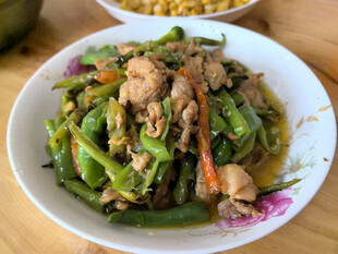 美味青椒炒肉