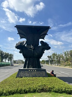 广场青铜雕塑景观