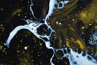 抽象水墨纹理艺术画面