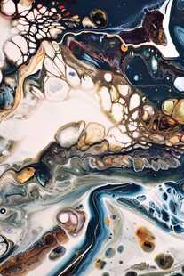 抽象流体艺术纹理画面