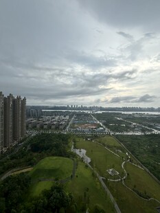 城市绿地与高楼景观