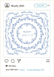 5款入 花卉花边边框