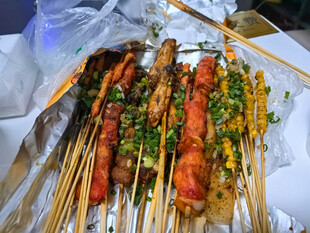 美味烧烤串