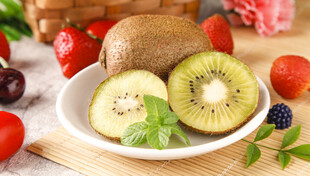 新鲜切片猕猴桃