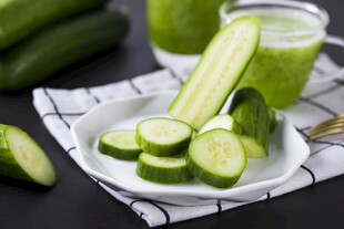 新鲜黄瓜片