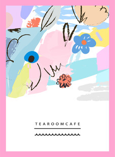 多彩手绘卡通风装饰图案