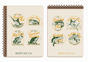 8款入鱼类logo图案