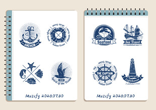 8款入航海logo图案