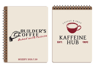 复古咖啡杯logo图案