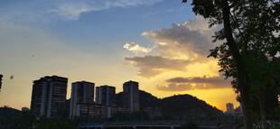城市剪影与天际线美景