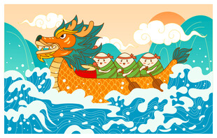 龙舟竞渡迎端午