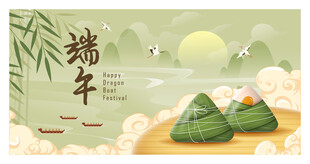 端午粽景图