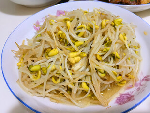 清炒黄豆芽
