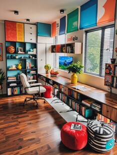 多彩创意家居办公空间