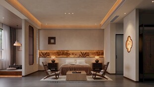 现代简约风格卧室空间