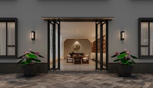 现代简约风格入户门设计