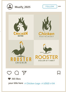 4款入鸡logo图案