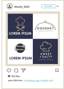 4款入餐饮logo图案