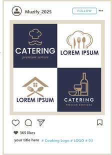 4款入餐饮logo图案