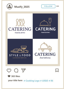 4款入餐饮logo图案