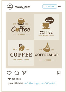 4款入咖啡logo图案