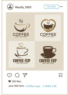 4款入咖啡logo图案