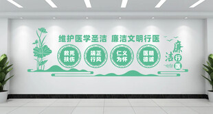 廉洁行医文化墙