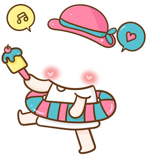 可爱小兔欢乐夏日派对