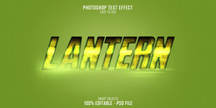 发光的LANTERN字样